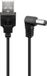 Goobay 55155 câble d'alimentation USB A vers DC - 1 mètre - Noir
