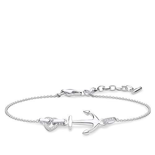 Thomas Sabo Damesarmband anker met hart 925 sterling zilver A1854-051-14-L19v