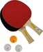 Pro Touch Tafeltennis-set 412076 zwart/rood één maat