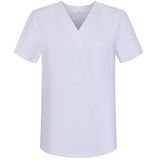 Misemiya - Werkkleding Unisex COL PIC korte mouwen medische unisex - Ref.817, wit 68