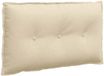 vidaXL Rugkussen Crème 80 x 19 x 50 cm Stof