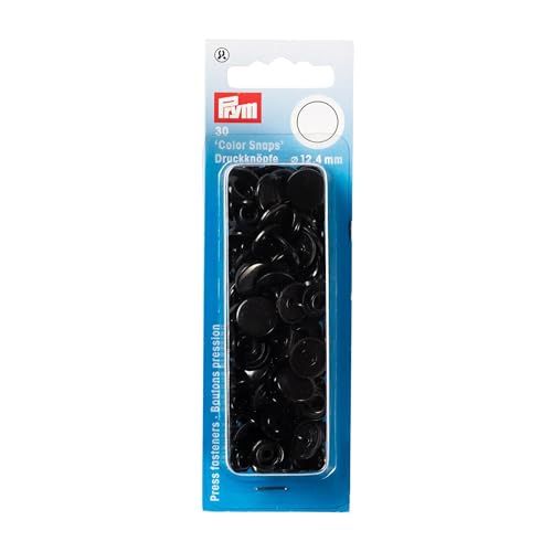 Prym Drukknopen 12.4mm zwart - 30st