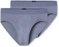 Schiesser 2PACK Rio-Slip - Rib Essentials Onderbroek - blauwgrijs