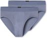 Schiesser 2PACK Rio-Slip - Rib Essentials Onderbroek - blauwgrijs
