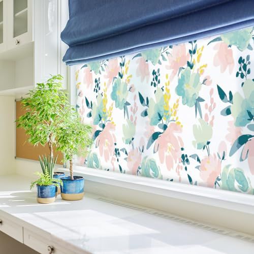 Ambiance Sticker Zelfklevende Raamfolie - Bloemsamenstelling - 40 x 100 cm