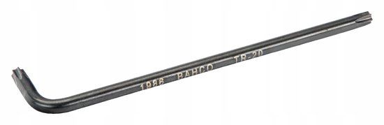 Bahco Torx TR 20 Inbus Sleutel Verlengd met Centreerpen - Zwart