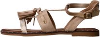 Super Mode He Valentine Platte sandalen met bandjes beige
