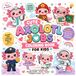 Cute Axolotl Jobs Coloring Book for Kids
