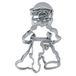 Staedter Werknemer Vorm Cookie Cutter, Zilver