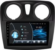 Renault Autoradio avec Bluetooth et CarPlay pour Renault Logan 2 & Sandero 2 (2012–2019) – Compatible avec Apple et Android – Installation stéréo avec système de navigation – 6 Go de RAM, 128 Go de stockage interne