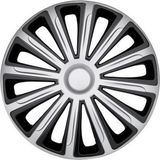 Car Plus Wieldoppen Alaska 14 Inch Abs Zilver/zwart Set Van 4