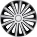 Car Plus Wieldoppen Alaska 14 Inch Abs Zilver/zwart Set Van 4