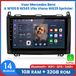 Awesafe Autoradio - Sans fil Apple CarPlay Android Auto - Bluetooth Radio - Convient aux peaux sensibles Mercedes Benz W169 W245 B200 W906 - 2004 2005 2006 2007 2008 2009 2010 2011 2012 2013 2014 2015 2016 2017 Sprinter W639 Vito
