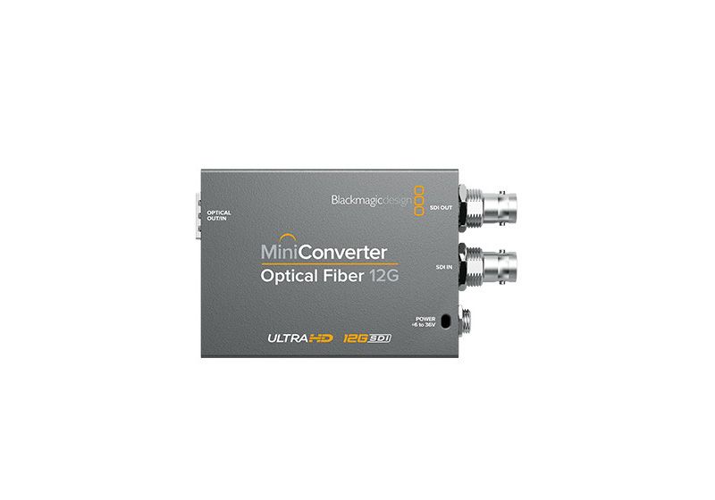 Blackmagic Design Blackmagic Mini Converter Optical Fiber 12G - Grijs