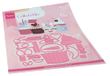 Marianne Design COL1481 Collectables, cupcakes, voor gedetailleerde stansvormen en reliëfdetails in papierhandwerk, roze, één maat