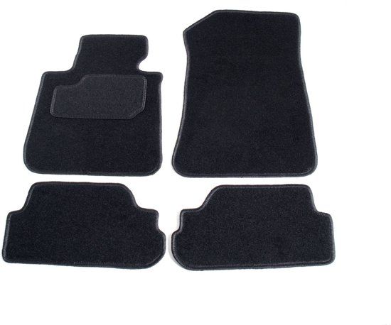 Cargoods Automatten op maat - zwart stof - geschikt voor BMW 1-serie E88 vanaf 2005