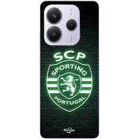 Maniacase Beschermhoes Xiaomi Redmi Note 14 5G SCP SPORTING PORTUGAL LUMINEUX FOND NOIR