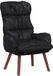 vidaXL - Fauteuil - Zwart - 69 x 74 x 93 cm - Kunstleer