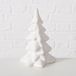 Boltze Home Deco kerstboom Cristo steen H14,5cm wit