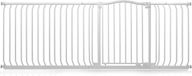 Safetots Klemhekje met Gebogen Bovenkant, 207cm - 216cm, Mat Wit