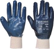 Portwest Nitril handschoen met gebreid manchet - Marine - M