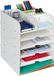 Merkloos Relaxdays bureau organizer met 12 vakken