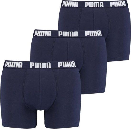 Puma 3-pak Heren Boxershort Everyday Boxershort - Blauw - M