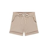 A Tiny Story casual short lichtbruin rib gebreid