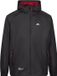 Trespass Qikpac regenjas - Unisex - XXS - Zwart/Rood