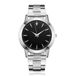 LGT JWLS Vintage Herenhorloge - Zilverkleurig Stalen Band en Behuizing