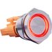 Joy-it BUTTON22B-M-RD Toetsschakelaar 250 V 7 A 1x aan/uit Moment Rood (Ø x h) 25 mm x 40.40 mm IP67, IK10 1 stuk(s)