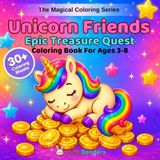 Unicorn Friends: Epic Treasure Quest: A Magical Coloring Book for Kids Ages 3–8
