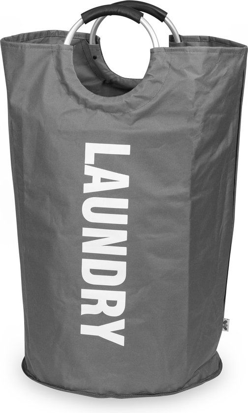 Wonair Wasmand - Waszak - Opvouwbaar - 115L - Donkergrijs