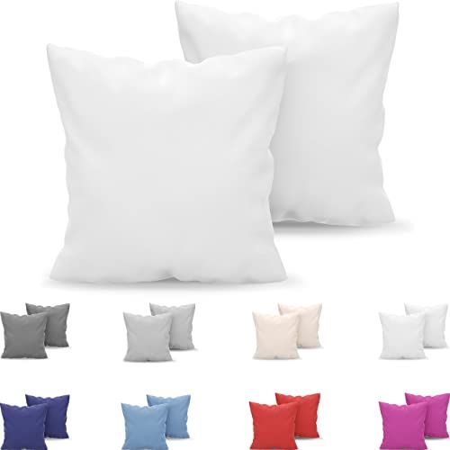 Kussensloop Dreamzie Kussensloop 60x60 Wit Microvezel OEKO TEX