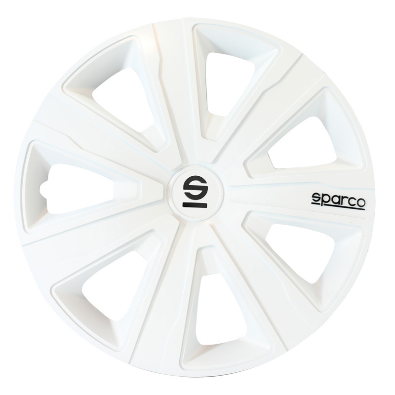 Sparco 4-Delige Sparco Wieldoppenset Palermo 14-inch wit