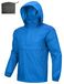 Veste de pluie - Sweat à capuche imperméable - Bleu mer
