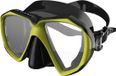 Amilco Benelux B.V. Oceanic Duo Mask - Lunettes de natation - Masque de plongée - Adultes - Noir/Jaune