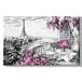 Homemania Eiffeltoren en landschappen voor woonkamer, slaapkamer, meerkleurig, 45 x 3 x 70 cm, HM20KNV45 x 70 – 221, polyester, hout