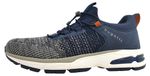 BUGATTI Baskets pour homme bleu marine bleu beige tricot - Taille : 43