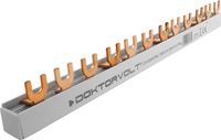3P barre omnibus, connecteur, 12 pôles, 12 mm², PS/G bus, rail de distribution, 80 A
