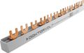 3P barre omnibus, connecteur, 12 pôles, 12 mm², PS/G bus, rail de distribution, 80 A