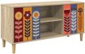 vidaXL Tv-meubel ESSEN 102 x 33 x 50 cm Sonoma Bewerkt hout