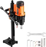 VEVOR Diamantkernboormachine, boordiameter van 20 tot 200 mm, robuuste betonkernboormachine 3000 W met houder, zonder hydraulische afdichting, voor beton, baksteen