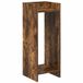 vidaXL Plantenstandaard Gerookt eiken 30 x 30 x 80 cm Bewerkt hout