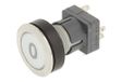 Schlegel 23.000.593 bouton-poussoir acier inoxydable, bouton-poussoir clair, indication 0, contacteur lumineux 1 inverseur, 24V LED