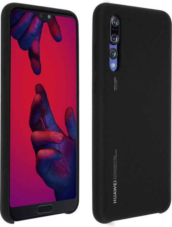 Huawei Silicon Protective Case voor de Huawei P20 Pro - Zwart