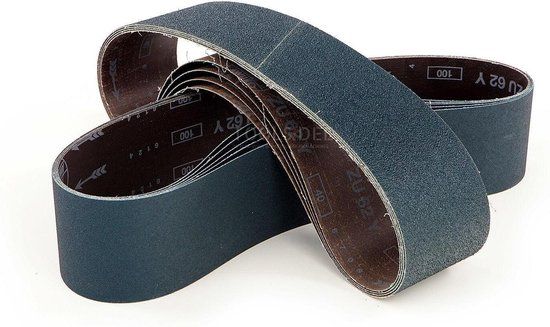HBM machines HBM 75 x 1180 mm K120 Zirconium Schuurband Blauw