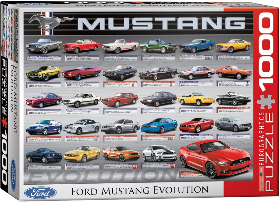Eurographics Ford Mustang Evolution 1000pcs Puzzle