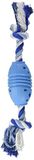 CHAPUIS SELLERIE Hondenspeelgoed touw katoen met strik/ballon natuurlijk rubber voor honden lengte 38 cm maat L