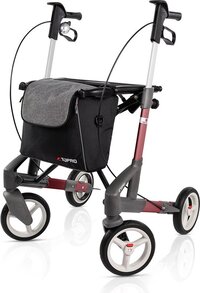 Topro Troja 5G Rollator Maat M Zwart